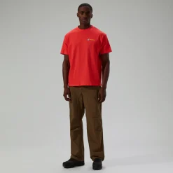 Berghaus Kurzarm Cyclops Unisex-Shirt - Rot-Damen T-shirts | T-shirts