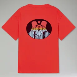Berghaus Kurzarm Cyclops Unisex-Shirt - Rot-Damen T-shirts | T-shirts