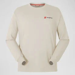 Berghaus Langarm Mera Peak Unisex-Shirt Grau-Damen T-shirts | T-shirts