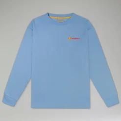 Berghaus Langarm Mera Peak Unisex-Shirt - Blau-Damen T-shirts | T-shirts
