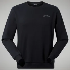 Berghaus Logo Crew für Herren - Schwarz-Herren Hoodies Und Sweatshirts