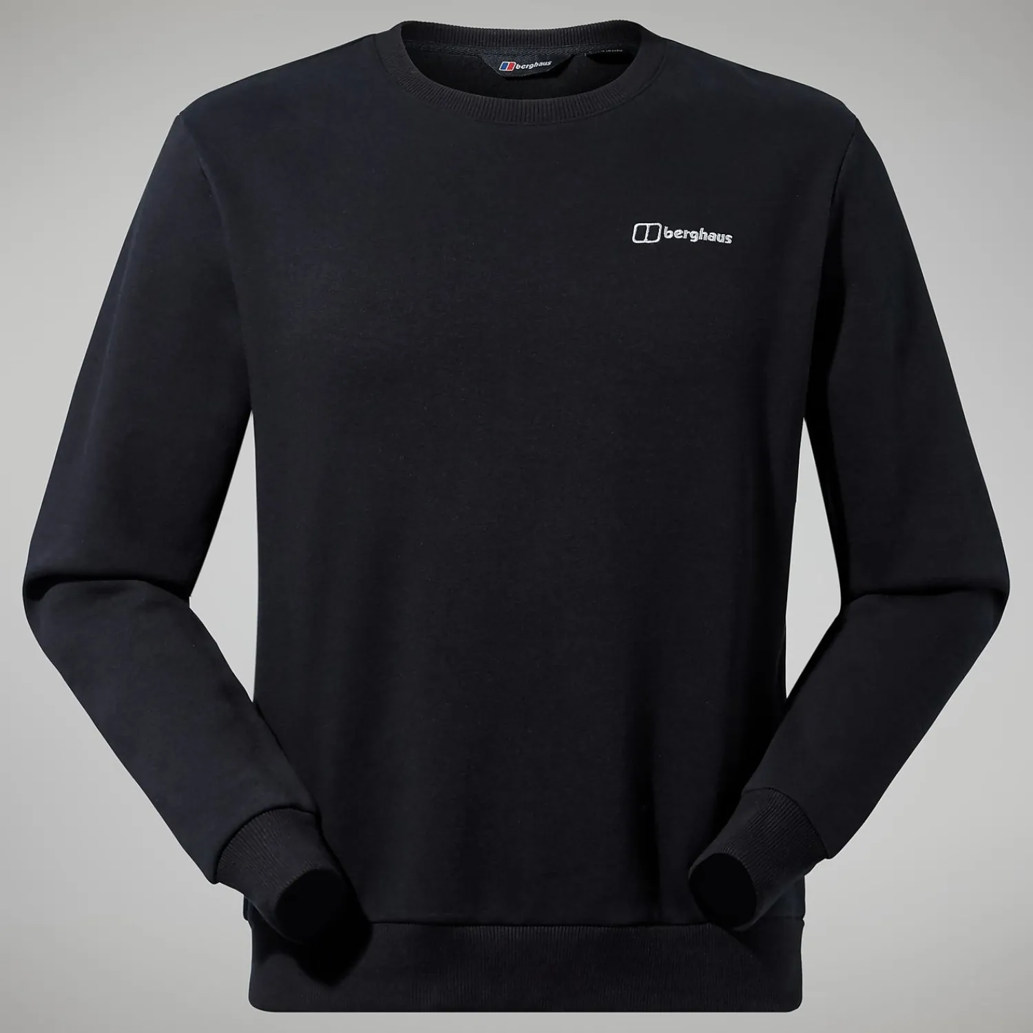 Berghaus Logo Crew für Herren - Schwarz-Herren Hoodies Und Sweatshirts