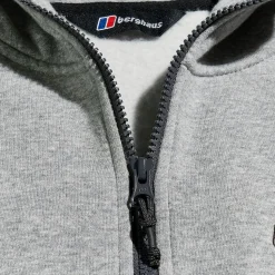 Berghaus Logo Full Zip Hoodie für Herren - Dunkelgrau-Herren Hoodies Und Sweatshirts | Fleece