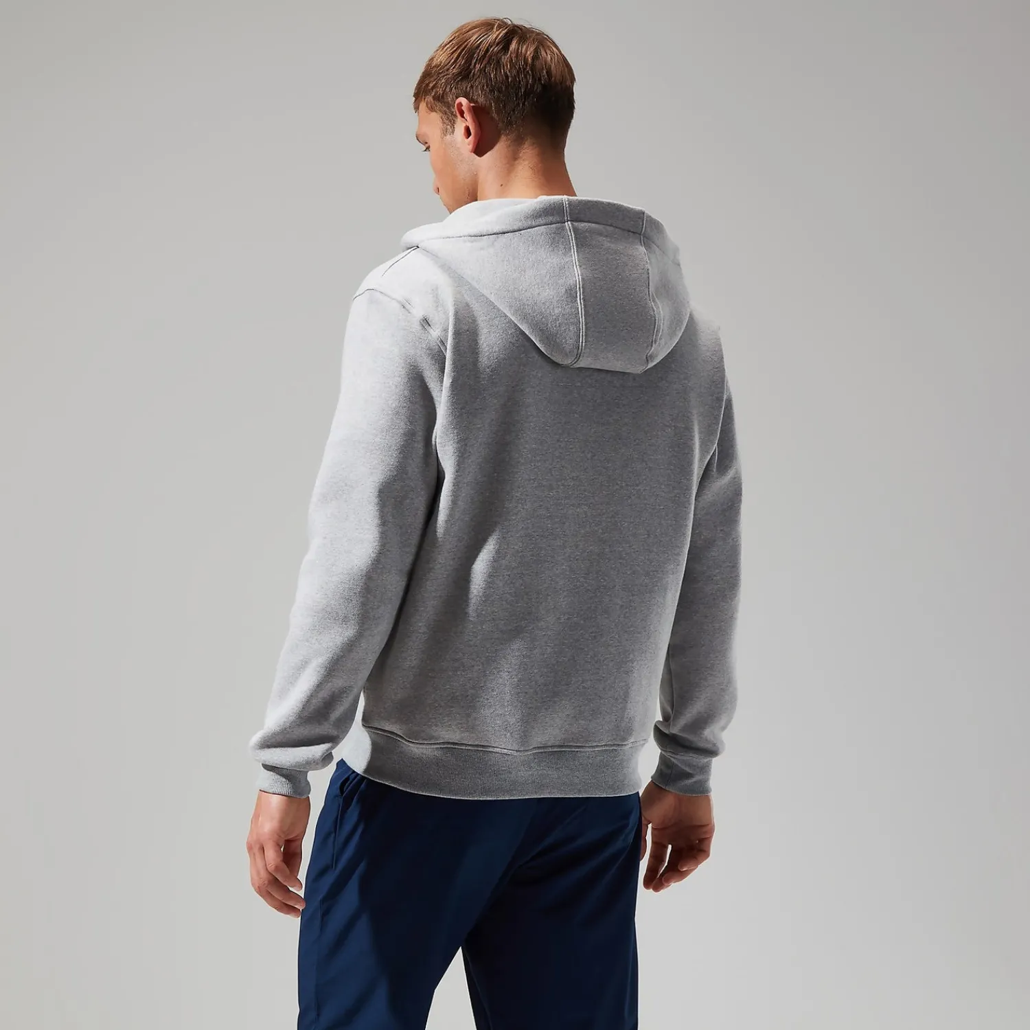 Berghaus Logo Full Zip Hoodie für Herren - Dunkelgrau-Herren Hoodies Und Sweatshirts | Fleece