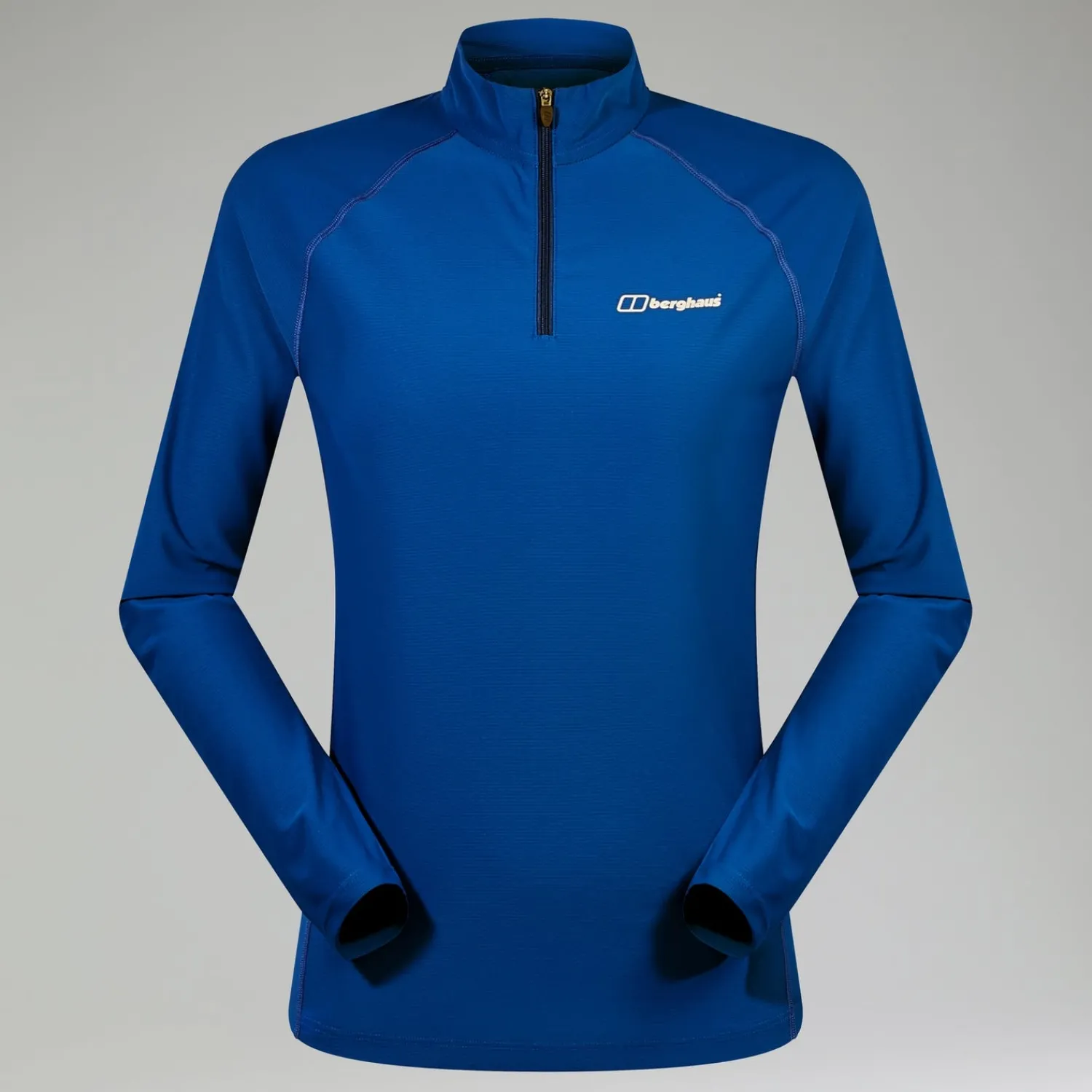 Berghaus 247 Long Sleeve Half Zip Tech T-Shirt für Damen - Blau-Damen Baselayer