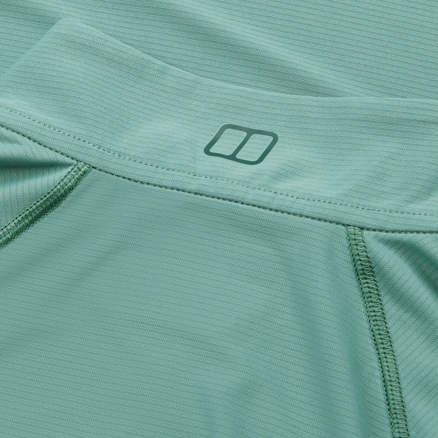 Berghaus 24/7 Long Sleeve Half Zip Tech T-Shirt für Damen - Grün-Damen Baselayer