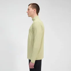 Berghaus 24/7 Long Sleeve Half Zip Tech T-Shirt für Herren - Beige-Herren Baselayer