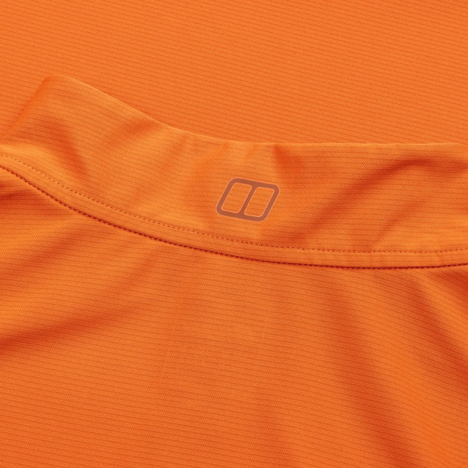 Berghaus 24/7 Long Sleeve Half Zip Tech T-Shirt für Herren - Orange-Herren Baselayer