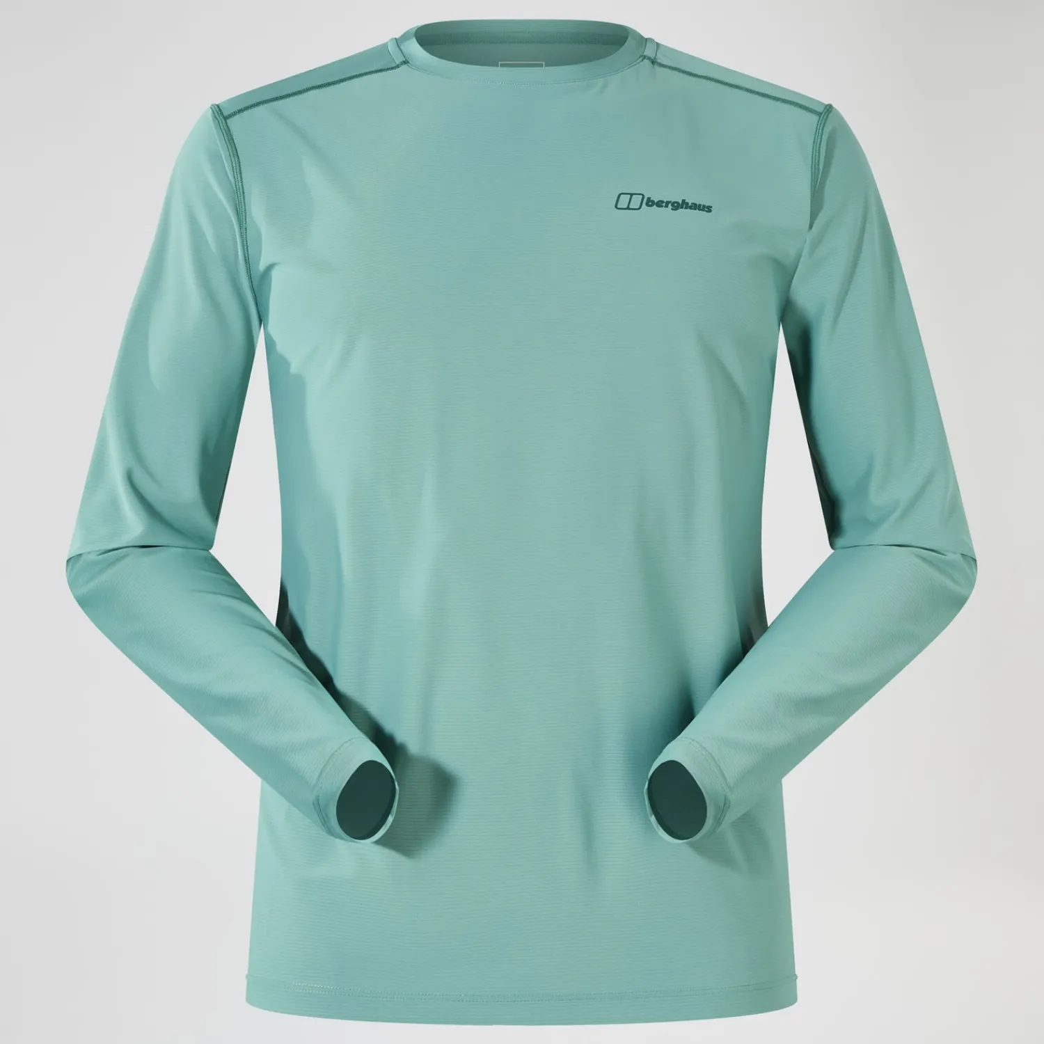 Berghaus 24/7 Long Sleeve Tech T-Shirt für Herren - Grün-Herren Baselayer