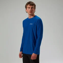Berghaus 247 Long Sleeve Tech T-Shirt für Herren - Blau-Herren Baselayer