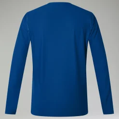 Berghaus 247 Long Sleeve Tech T-Shirt für Herren - Blau-Herren Baselayer