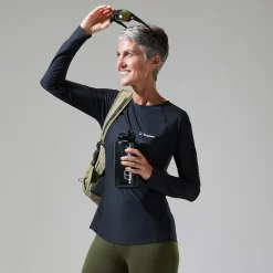 Berghaus 24/7 Long Sleeve T-Shirt für Damen - Schwarz-Damen Baselayer