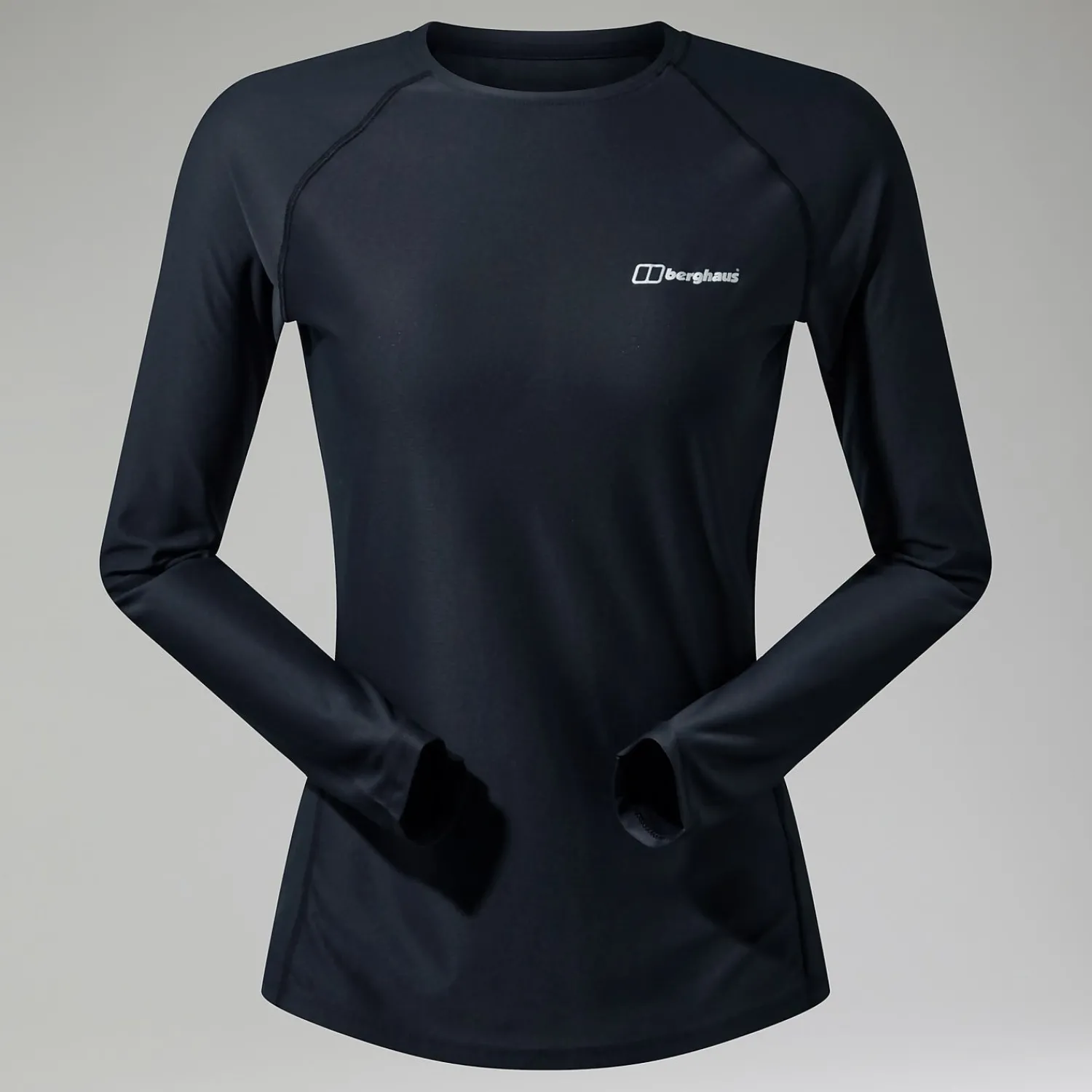 Berghaus 24/7 Long Sleeve T-Shirt für Damen - Schwarz-Damen Baselayer