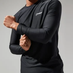 Berghaus 24/7 Long Sleeve T-Shirt für Herren - Schwarz-Herren Baselayer