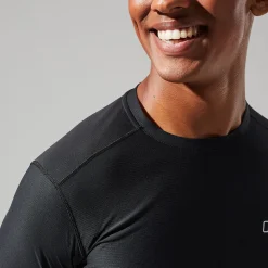 Berghaus 24/7 Long Sleeve T-Shirt für Herren - Schwarz-Herren Baselayer