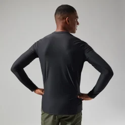 Berghaus 24/7 Long Sleeve T-Shirt für Herren - Schwarz-Herren Baselayer