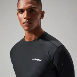 Berghaus 24/7 Long Sleeve T-Shirt für Herren - Schwarz-Herren Baselayer