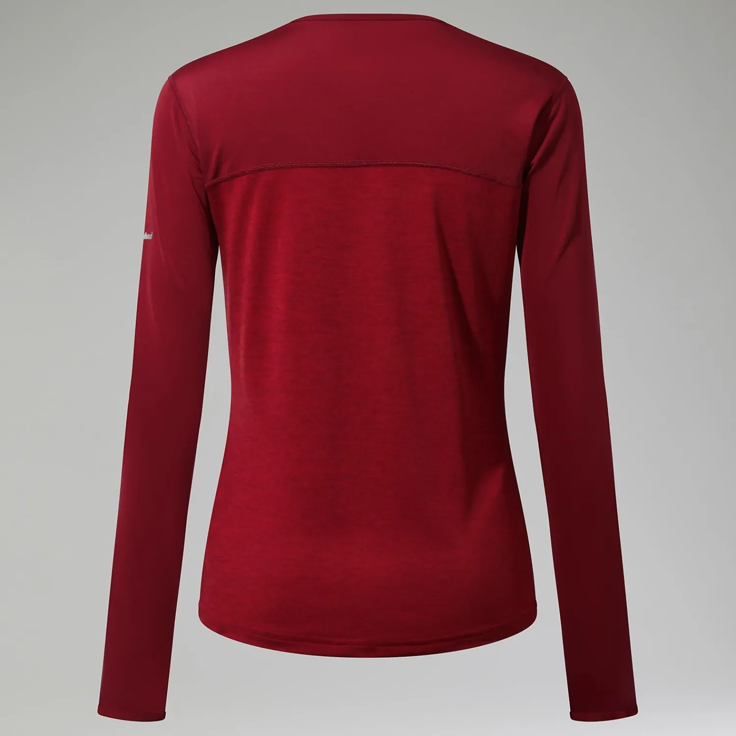 Berghaus Long Sleeve Voyager Tech T-Shirt für Damen - Dunkelrot-Damen Baselayer