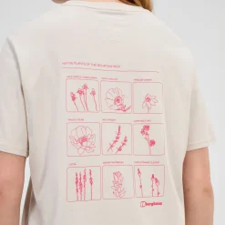 Berghaus Mount Botany Kurzarm Shirt für Damen - Grau-Damen T-shirts