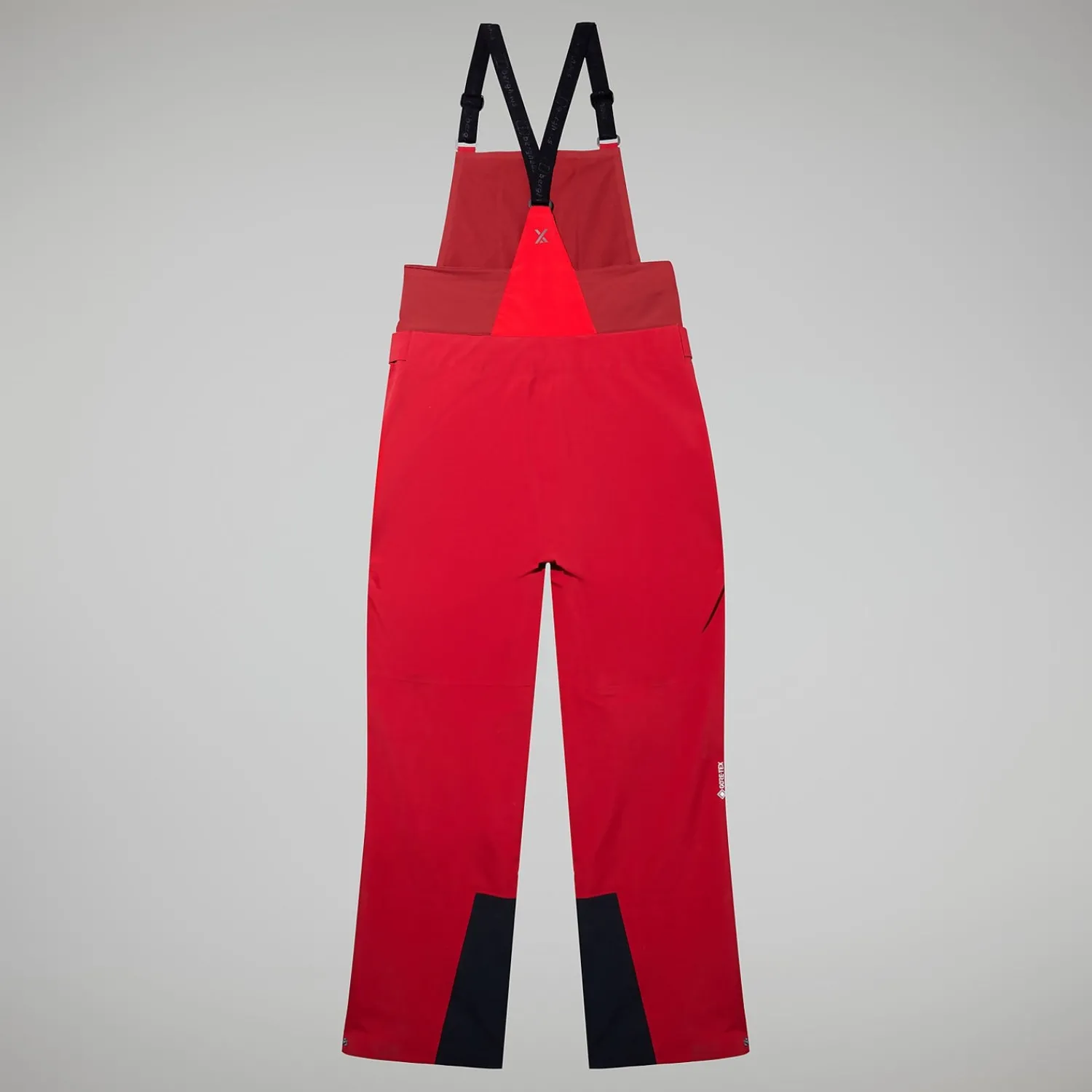 Berghaus MTN Arete Descend GTX Bib Pants für Damen - Rot-Damen Überhosen | Lange Hosen