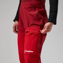 Berghaus MTN Arete Descend GTX Bib Pants für Damen - Rot-Damen Überhosen | Lange Hosen