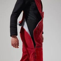 Berghaus MTN Arete Descend GTX Bib Pants für Damen - Rot-Damen Überhosen | Lange Hosen