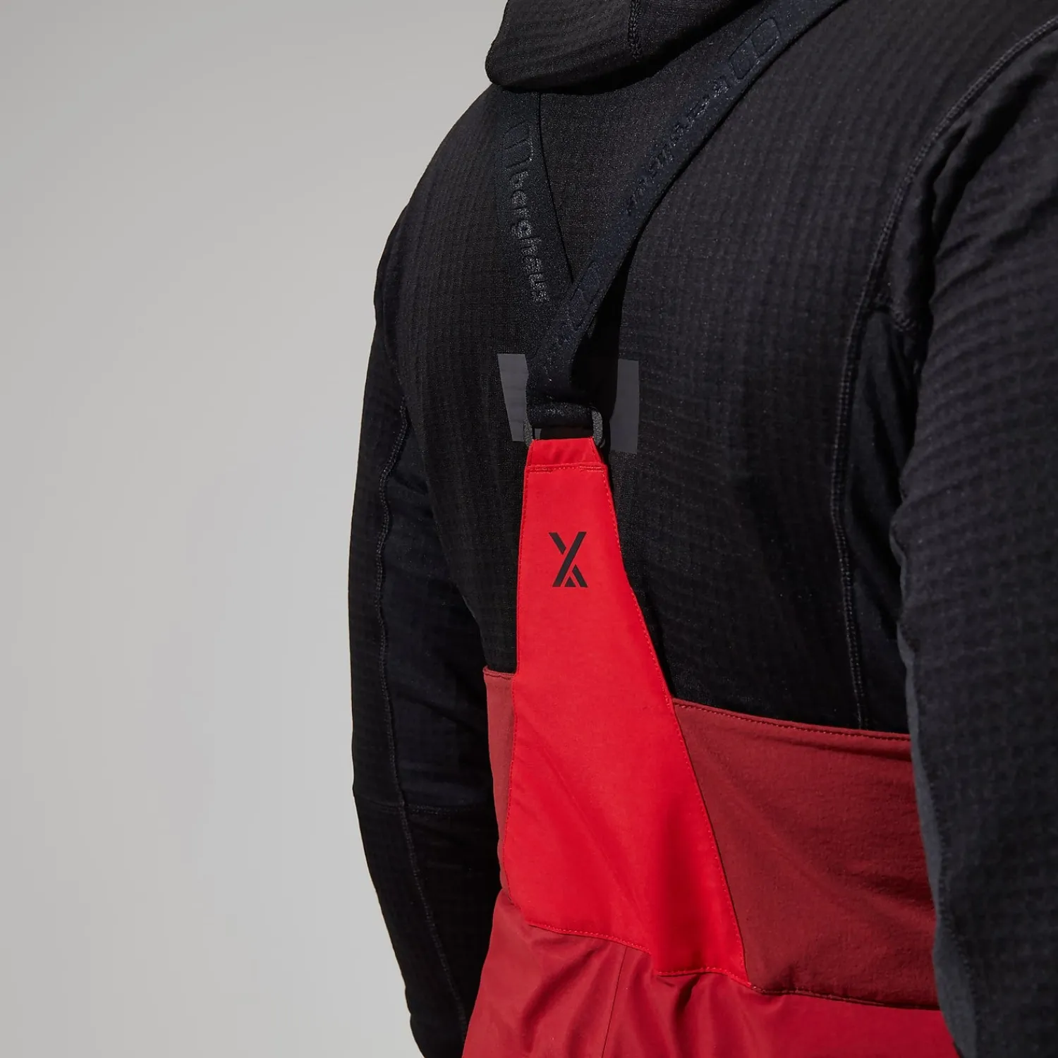 Berghaus MTN Arete Descend GTX Bib Pants für Damen - Rot-Damen Überhosen | Lange Hosen