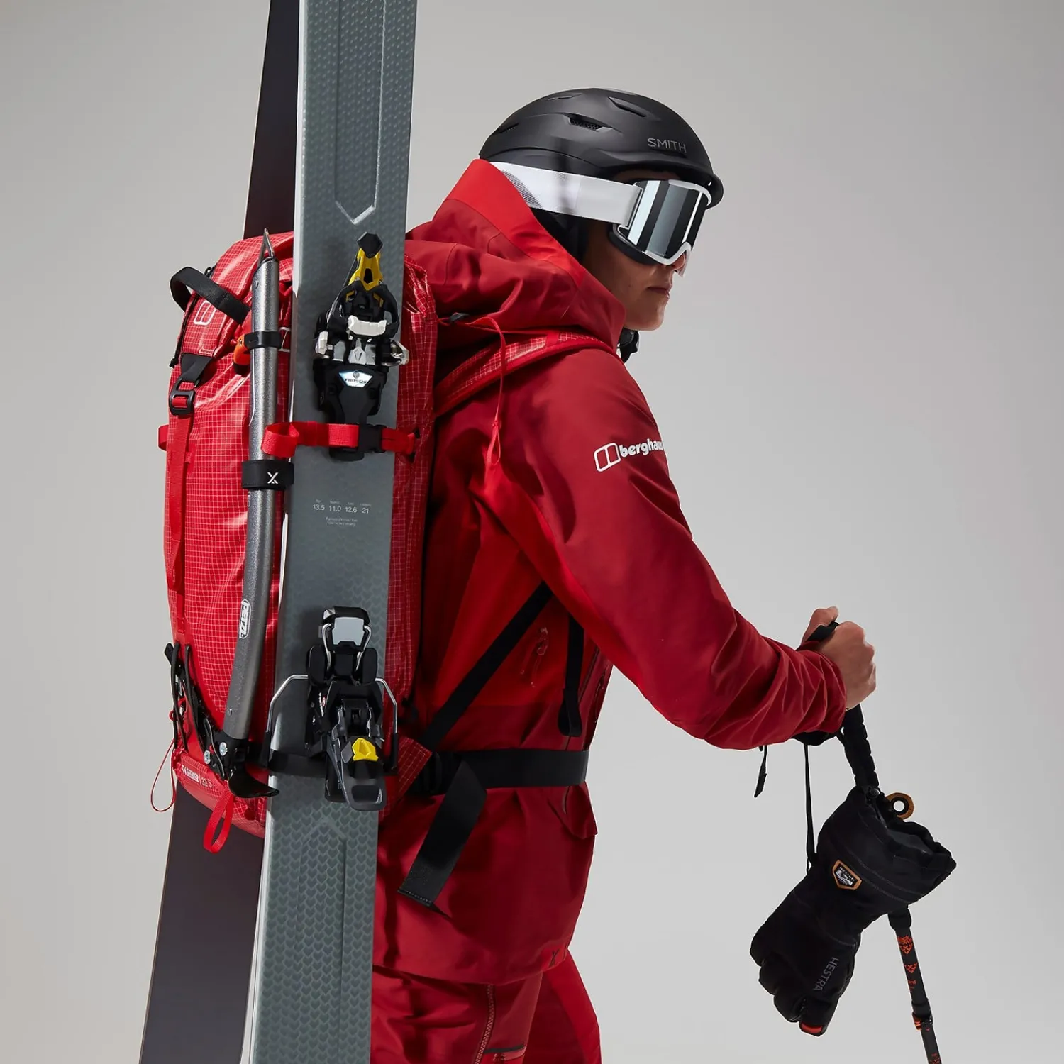 Berghaus MTN Arete Descend GTX Jacken für Damen - Rot-Damen Wasserdicht