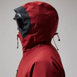 Berghaus MTN Arete Descend GTX Jacken für Herren - Dunkelrot/Schwarz-Herren Wasserdicht