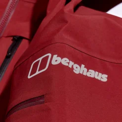 Berghaus MTN Arete Descend GTX Jacken für Herren - Dunkelrot/Schwarz-Herren Wasserdicht