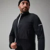 Berghaus MTN Arete LB Half Zip Fleece für Herren - Schwarz-Herren Fleece