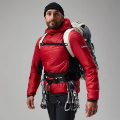 Berghaus MTN Arete LB Synthetischer Hoodie für Herren - Rot/Schwarz-Herren Hoodies Und Sweatshirts