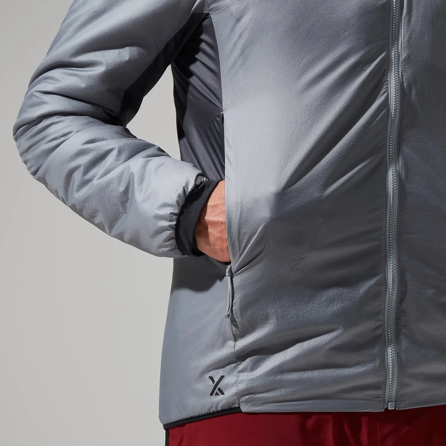 Berghaus MTN Arete LB Synthetischer Hoodie für Herren - Grau-Herren Hoodies Und Sweatshirts