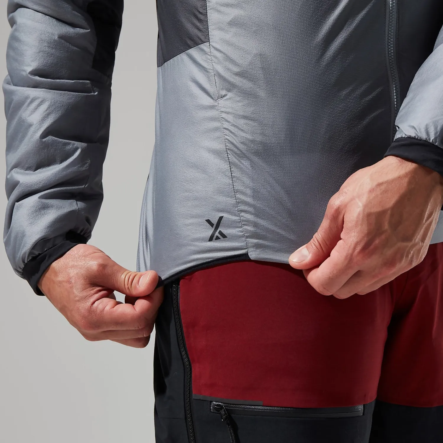 Berghaus MTN Arete LB Synthetischer Hoodie für Herren - Grau-Herren Hoodies Und Sweatshirts