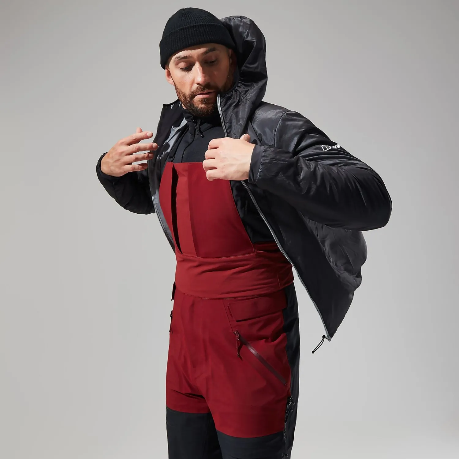 Berghaus MTN Arete LB Synthetischer Hoodie für Herren - Grau-Herren Hoodies Und Sweatshirts