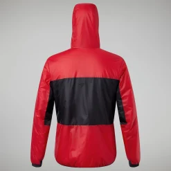 Berghaus MTN Arete LB Synthetischer Hoodie für Herren - Rot/Schwarz-Herren Hoodies Und Sweatshirts