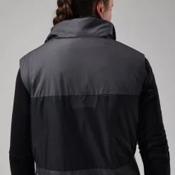 Berghaus MTN Arete Synthetische Weste für Damen - Grau/Schwarz-Damen Westen | Isolierend