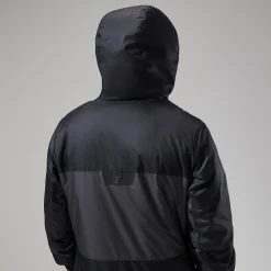 Berghaus MTN Arete Synthetischer Hoodie für Damen - Schwarz/Grau-Damen Isolierend | Lightweight