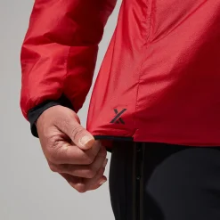 Berghaus MTN Arete Synthetischer Hoodie für Damen - Rot/Schwarz-Damen Isolierend | Lightweight