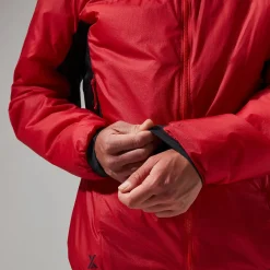 Berghaus MTN Arete Synthetischer Hoodie für Damen - Rot/Schwarz-Damen Isolierend | Lightweight