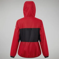 Berghaus MTN Arete Synthetischer Hoodie für Damen - Rot/Schwarz-Damen Isolierend | Lightweight
