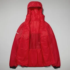 Berghaus MTN Arete Synthetischer Hoodie für Damen - Rot/Schwarz-Damen Isolierend | Lightweight