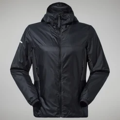 Berghaus MTN Arete Synthetischer Hoodie für Damen - Schwarz/Grau-Damen Isolierend | Lightweight