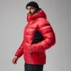Berghaus MTN Arete Ultra Down Hoodie für Herren - Rot/Schwarz-Herren Hoodies Und Sweatshirts | Isolierend