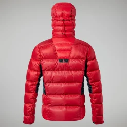 Berghaus MTN Arete Ultra Down Hoodie für Herren - Rot/Schwarz-Herren Hoodies Und Sweatshirts | Isolierend