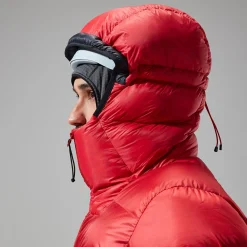 Berghaus MTN Arete Ultra Down Hoodie für Herren - Rot/Schwarz-Herren Hoodies Und Sweatshirts | Isolierend