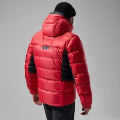 Berghaus MTN Arete Ultra Down Hoodie für Herren - Rot/Schwarz-Herren Hoodies Und Sweatshirts | Isolierend