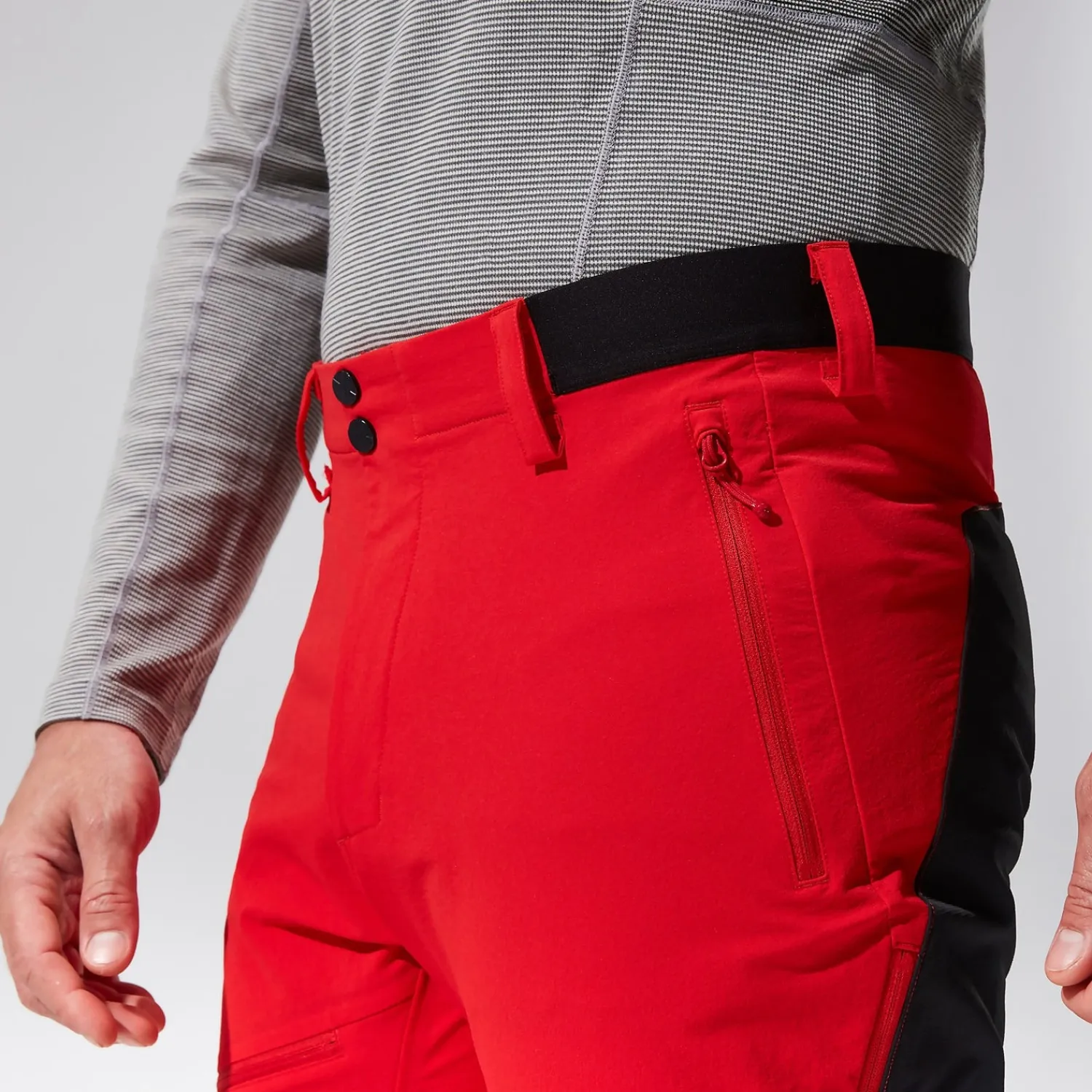 Berghaus MTN Guide Alpine Hosen für Herren - Rot/Schwarz-Herren Lange Hosen