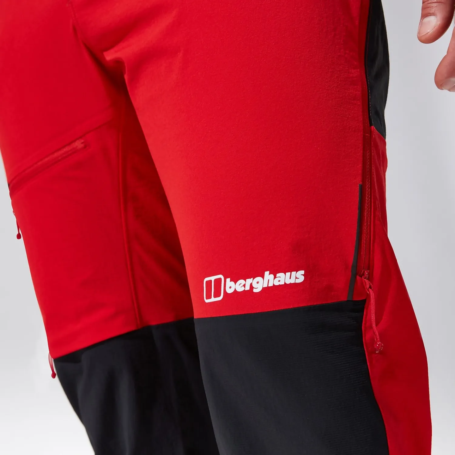 Berghaus MTN Guide Alpine Hosen für Herren - Rot/Schwarz-Herren Lange Hosen