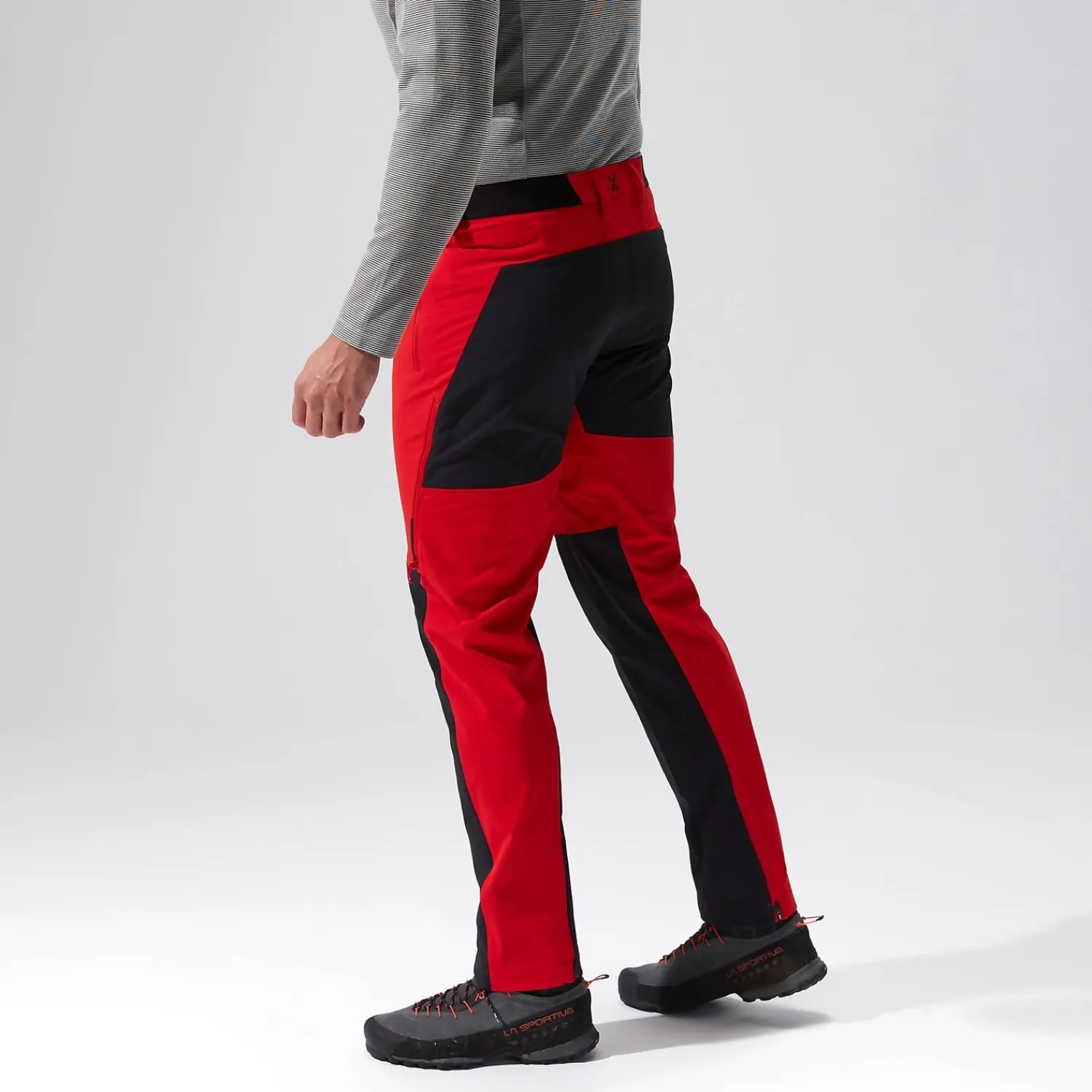 Berghaus MTN Guide Alpine Hosen für Herren - Rot/Schwarz-Herren Lange Hosen